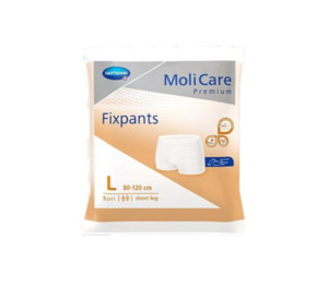 Pads Bed Mat: Molicare Premium Fixpants Short Leg (Five Piece Pack)