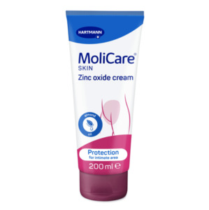 Molicare Skin Care Range: Molicare Skin Barrier Cream with Zinc Oxide 200ml