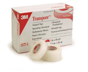 Surgical Tapes And Sports Tapes: Transpore tape