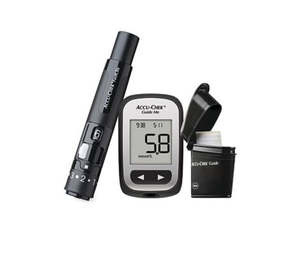 Blood Monitor Test Strips: Accuchek guide me meter set