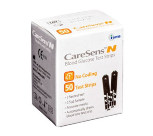 Blood Monitor Test Strips: CareSens N test Strips for CareSens N POP (bx50)