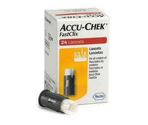 Lancing Devices Lancets: Accuchek Fastclix Lancets 24
