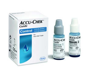 Accessories: Roche Accuchek guide control solution 2vials