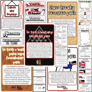 Products: Te Tiriti o Waitangi - Ultimate resource pack - Rauora Reo - Te reo Māori programmes