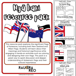 Products: Te Tiriti o Waitangi - Flags of Aotearoa - Rauora Reo - Te reo Māori programmes