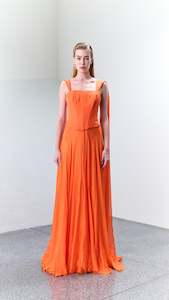 Dresses: 3.5 MCL Gown with Cape Sleeves