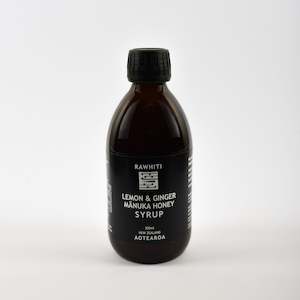 Food & Beverage: LEMON & GINGER MANUKA HONEY SYRUP™
