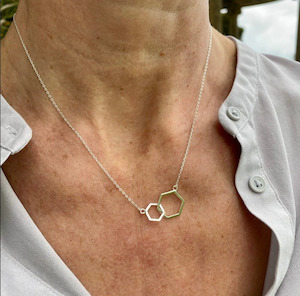 Products: Rawson Brothers Reeves & Reeves Twin Hexagon Necklace Necklaces