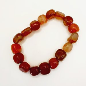 Products: Carnelian Bracelet - Raw. Orgonite, EMF Protection, Yoga & Wellbeing