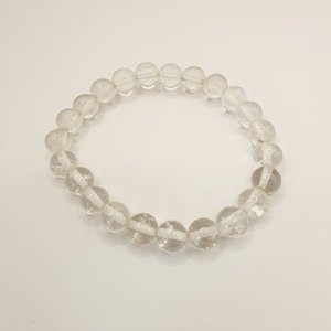Clear Quartz Bracelet - Raw. Orgonite, EMF Protection, Yoga & Wellbeing