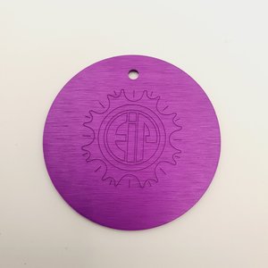 Products: Tesla Purple Plate Pendant (Nikola Tesla Technology) - Raw. Orgonite, EMF Protection, Yoga & Wellbeing