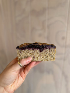 Products: Peanut Butter and Jelly Slice - 1 loaf (8 slices) The Razor's Edge