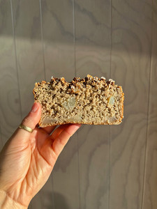 Pear and Almond Crumb Loaf Cake - 1 loaf (8 slices) The Razor's Edge
