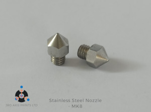 MK8 Stainless Steel Nozzle
