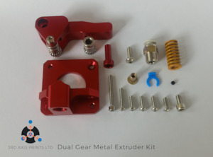 Dual Gear Metal Extruder Assembly