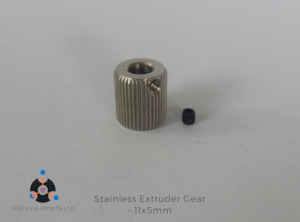 3d Printer Tools And Parts: Stainless Extruder Gear