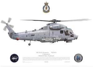 Products: RNZAF 6 Squadron Seasprite A3 Print