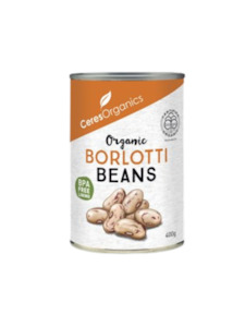 Beans Pulses: Organic Canned Borlotti Beans