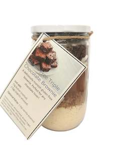 Baking: Gluten Free Triple Chocolate Brownie - Jar / Bag