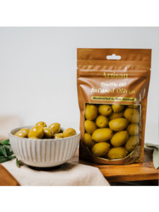 Sustainable Pantry Fridge: The Kiwi Artisan Truffle Infused Olives 150g