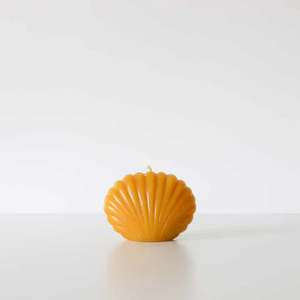 Homegrown On The Coromandel: The Authentic Honey Co. Scallop Shell Candle