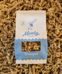 Pasta: Monty & Sons NZ Durum Wheat Pasta - Trumpet