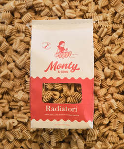 Monty & Sons NZ Durum Wheat Pasta - Radiatori