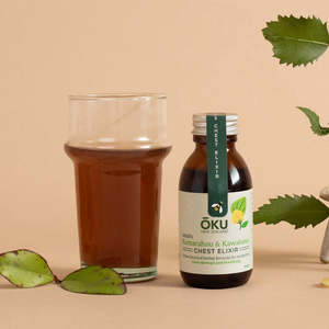 Herbs Spices: ŌKU - Adult's Kūmarahou & Kawakawa Chest Elixir