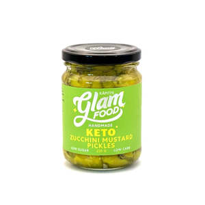 Glam Food - Keto Zucchini Mustard Pickles