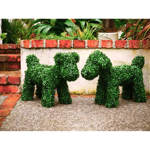 Products: Artificial Topiary Dog ReadyLeaf