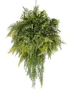 Artificial Fern Ball - custom made green walls by ReadyLeaf