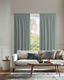 TEXTRAR Pale Turquoise Pencil Pleat Curtains