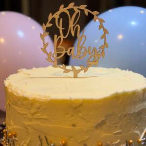 Decorations: Cake Topper - Oh Baby