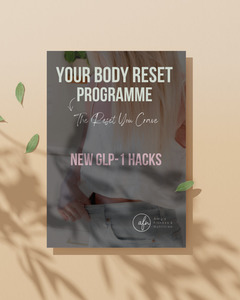 Products: 3 Week Body Reset Programme Central Performance Studio
