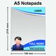 A5 Notepads - 40 leaves - 80gsm - Real Estate Designer