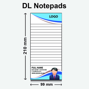 Products: DL Notepads - 40 leaves - 80gsm - Real Estate Designer