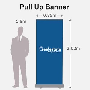 Products: Pull Up Banner - Real Estate Designer