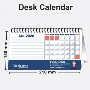 Products: Desktop Calendar - 12 Months - Real Estate Designer