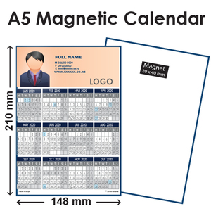 Products: A5 Fridge Magnetic Calendars - Real Estate Designer