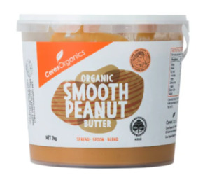 Organic Peanut Butter Smooth 2kg
