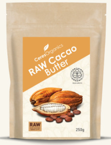 Back In Stock: Organic RAW Cacao Butter