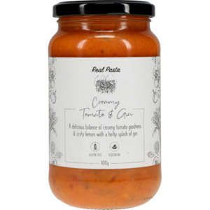 Creamy Tomato & Gin Pasta Sauce realpastanz