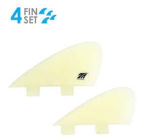 Quad: TRUE AMES BONZER RUNNERS SOLID GLASS - FCS CLEAR