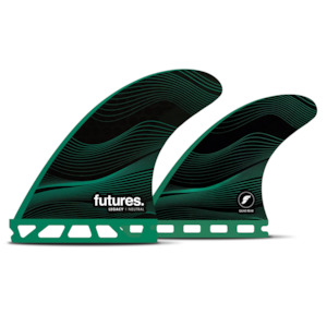 Quad: FUTURES LEGACY F6 HONEYCOMB QUAD M - GREEN