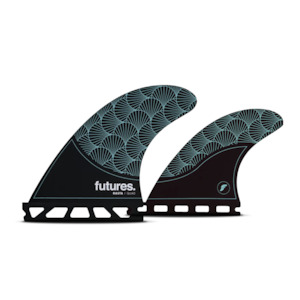 Quad: FUTURES RASTA HONEYCOMB QUAD - BLACK/TEAL