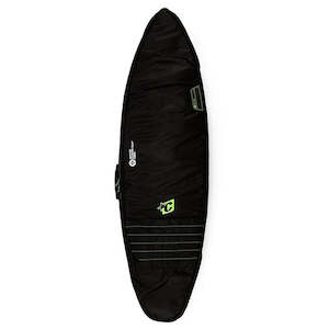 Travel Bags: CREATURES SHORTBOARD DOUBLE BLACK/LIME