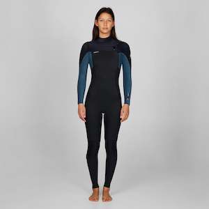 3 2: O'NEILL WMNS HYPER FIRE 3/2MM CZ FULL 2025 - CADET/BLACK