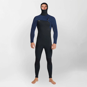 O'NEILL MENS HYPERFREAK 5/4+MM CZ W/HOOD 2025 - BLACK/NAVY