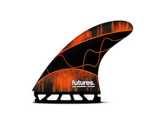 Thruster: FUTURES JACK ROBINSON TECHFLEX TRI L - ORANGE