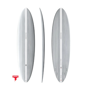 HARLEY INGLEBY | TOLHURST MID 6 7'0" THUNDERBOLT RED FCS II 42L - WHITE